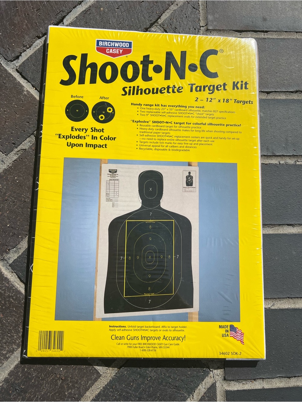 NWT Birchwood Casey Shoot•N•C Silhouette Target Kit